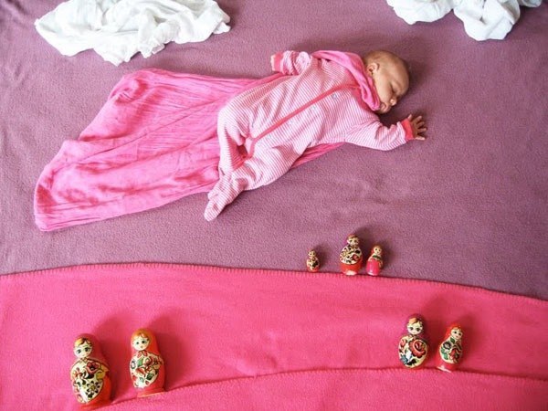 Идеи для фотосессии малыша во сне
