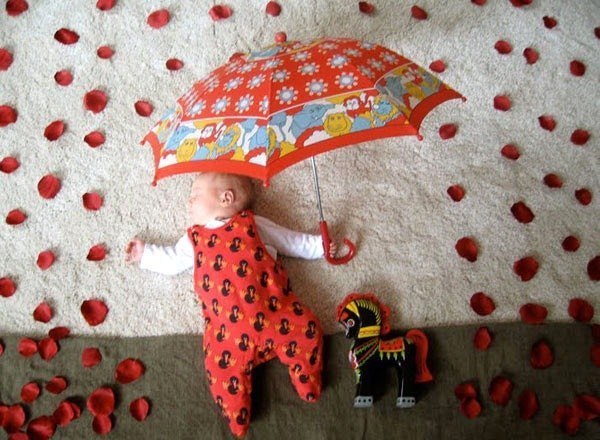 Идеи для фотосессии малыша во сне