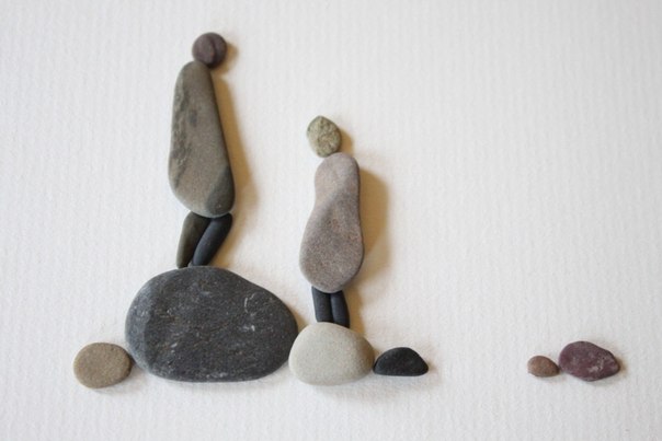 Pebble Art - картины из камешков.