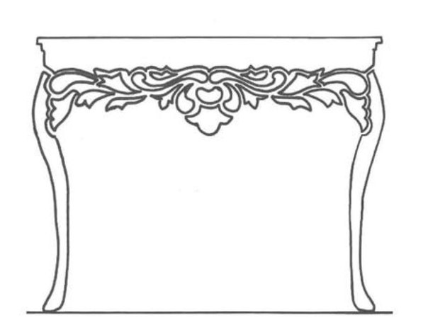 Декор: делаем из простой полки столик во французском стиле