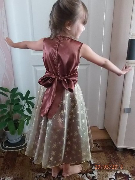 Мастер-класс: шьем шоколадное платье