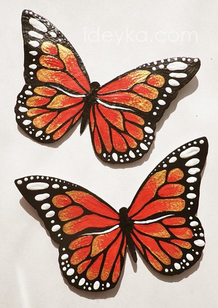 Декоративные бабочки своими руками.МК