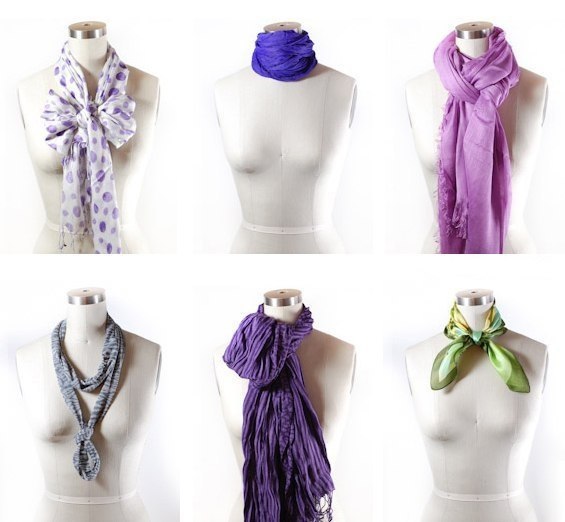 42 способа, как носить летний шарфик