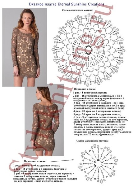Вязаное платье Eternal Sunshine Creations