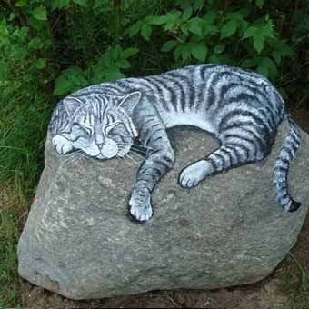 Необычный дизайн из камней в вашем саду