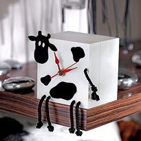 Часы "Корова в кубе"