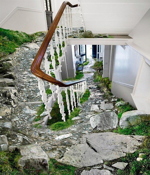 Креативный дизайн лестницы
