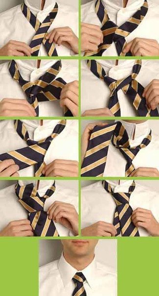 Учимся завязывать галстуки ))