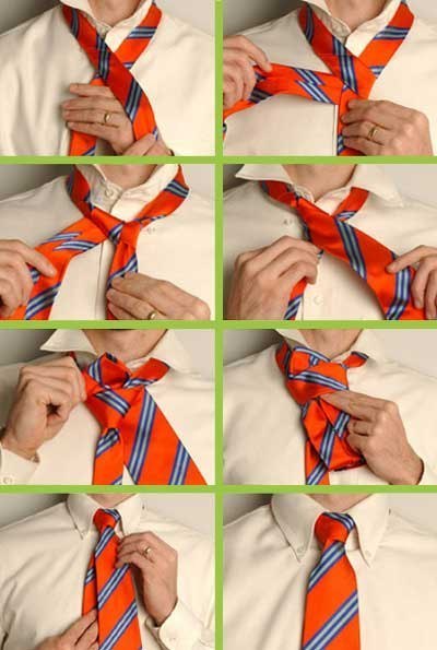 Учимся завязывать галстуки ))