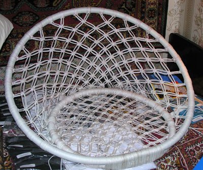 Плетём подвесное кресло