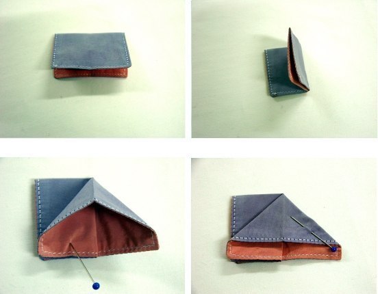 Бабочка из ткани в технике оригами