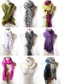 40 способов, как носить летний шарфик.