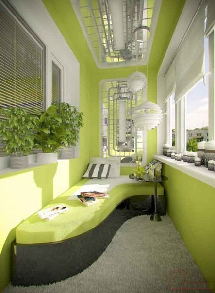 Зеленый балконЗеленый балкон