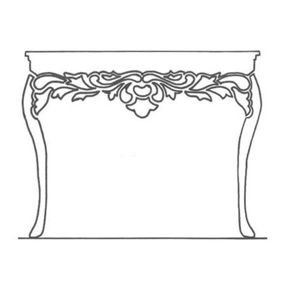 Декор: делаем из простой полки столик во французском стиле