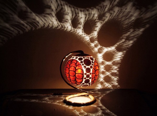 Gourd Lamps by Calabarte.