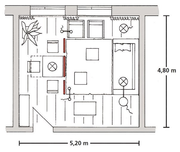 Перегородки: практичные решения для зонирования комнаты