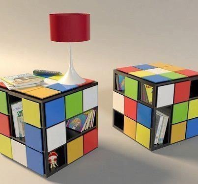 Цвет, креатив и знакомая всем с детства игрушка - отличная идея для кофейного столика. Дизайн от For Minimalist Living Room Furniture.