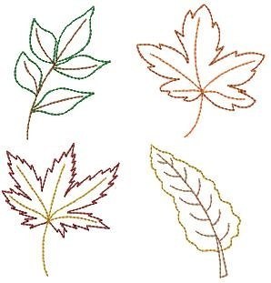 Шаблоны листочков