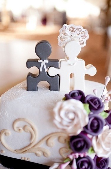 Идея для украшения свадебного торта