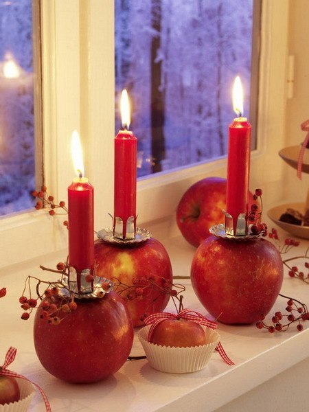 Яблоки - для осеннего декора дома!