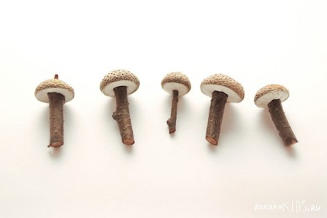 Лесные грибочки своими руками