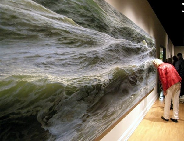 Невероятная иллюзия моря от Ran Ortner