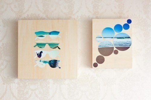 Оригинальная идея для создания картин со своими любимыми фотографиями с моря