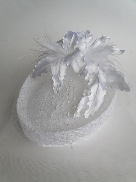 Свадебная шляпка (МК от kupavka)