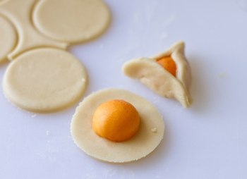 Песочное абрикосовое печенье