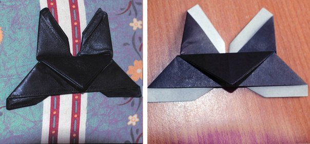 Галстук-бабочка оригами