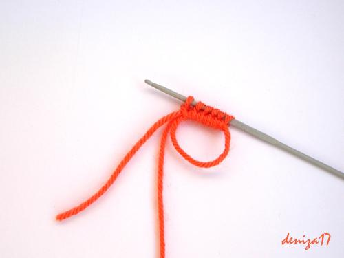 Набор петель крючком для кругового вязания на спицах
