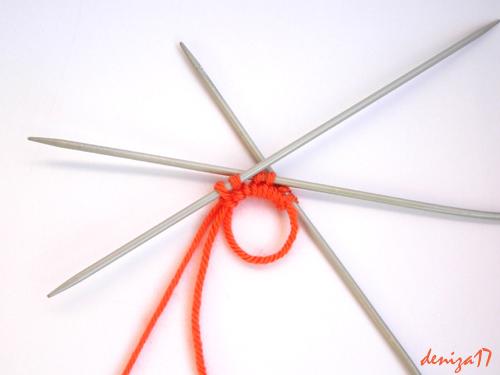 Набор петель крючком для кругового вязания на спицах